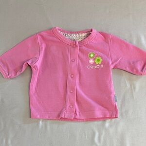 OshKosh B'gosh Pink Newborn Cardigan